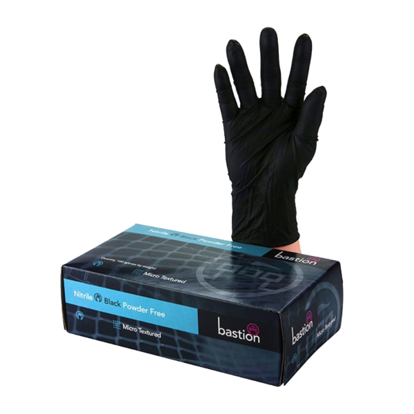 Gloves Nitrile Ultra Soft Black Powder Free Carton