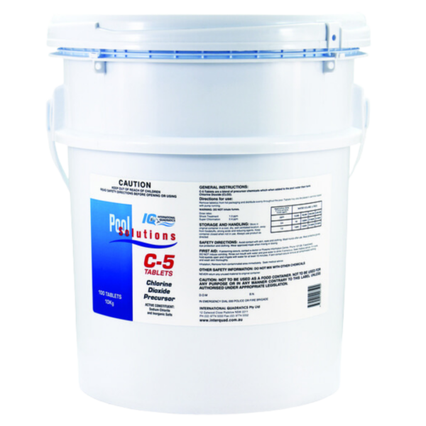 C-5 Chlorine Dioxide Tablets 10kg (Qty 100)