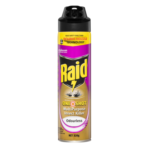 Raid Odourless One Shot Multipurpose Insect Killer 320g