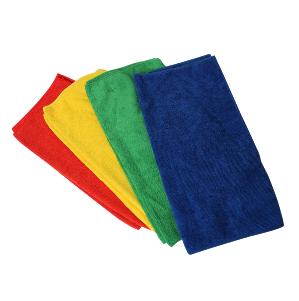 Sabco Microfibre Cloths Mixed Colours 8pk