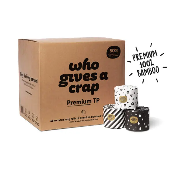 Crap Toilet Paper Bamboo 370 Sheets 3ply