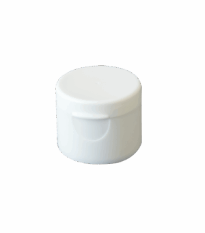 White Flip Top Cap 28mm