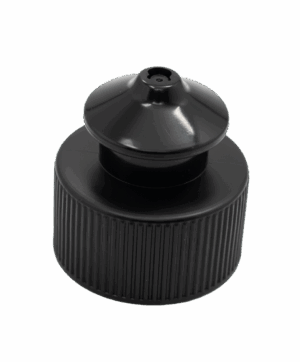 Black Push Pull Closure Cap 28mm